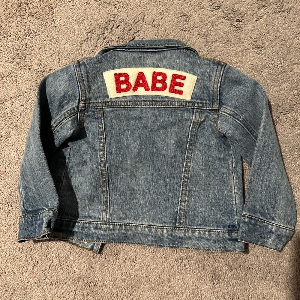 18-24 month Ingrid & Isabel “BABE” denim Jacket